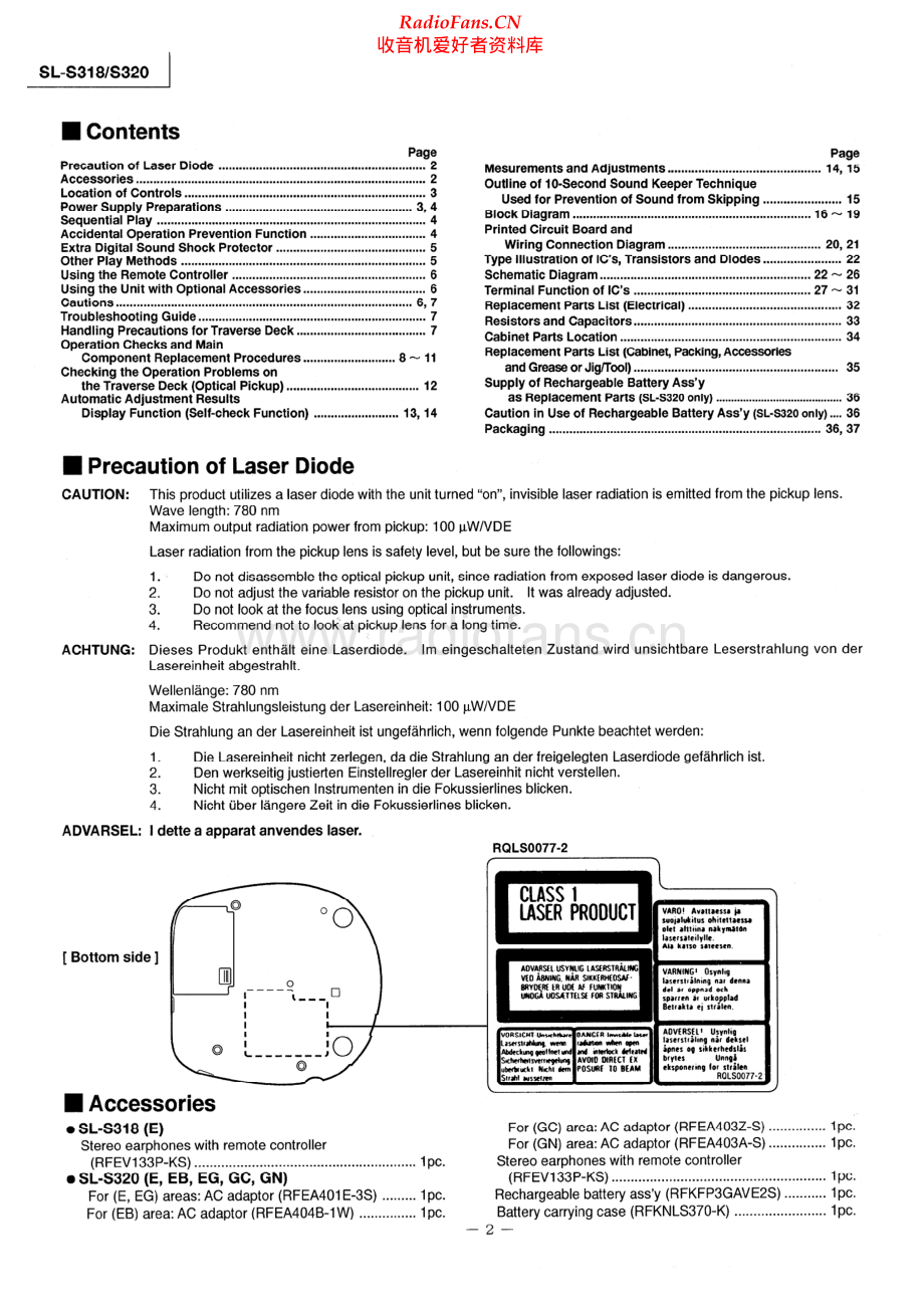 Technics-SLS318-dm-sm(1) 维修电路原理图.pdf_第2页