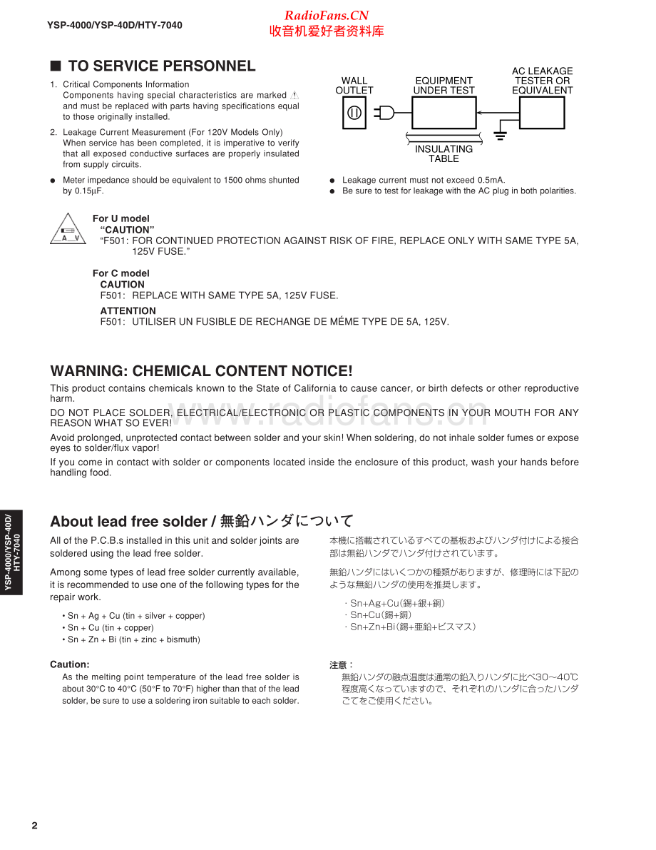 Yamaha-YSP4000-avr-sm(1) 维修电路原理图.pdf_第2页