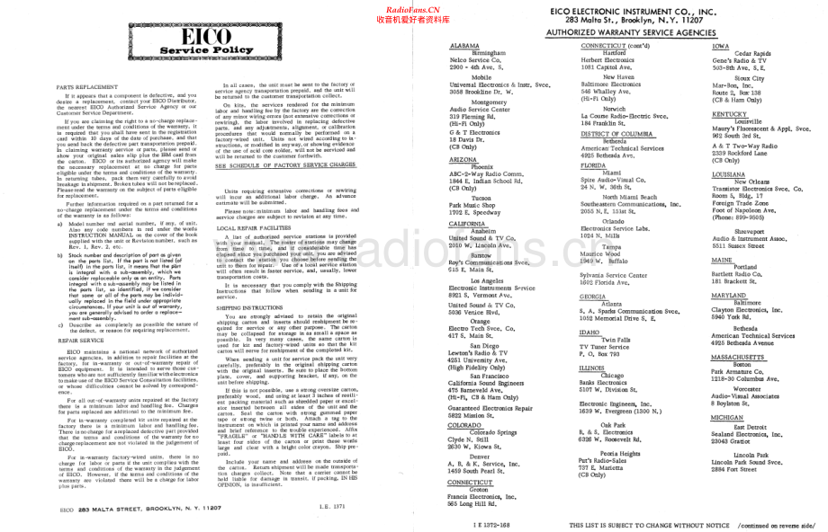 Eico-3070-int-sm维修电路原理图.pdf_第2页