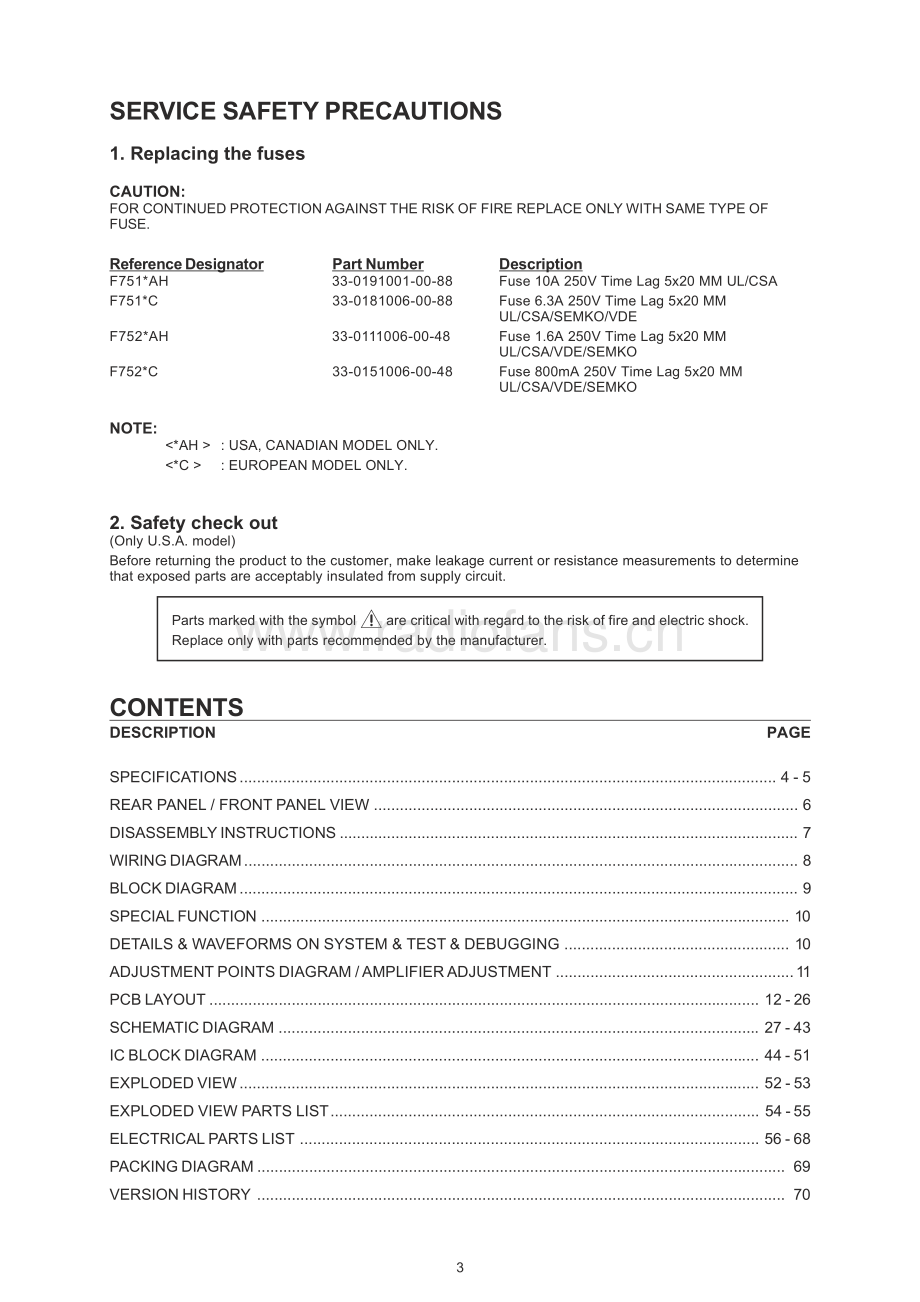 NAD-T753-avr-sm 维修电路原理图.pdf_第3页