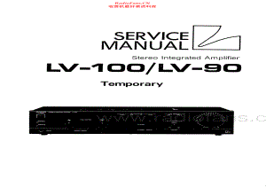 Luxman-LV100-int-sm 维修电路原理图.pdf