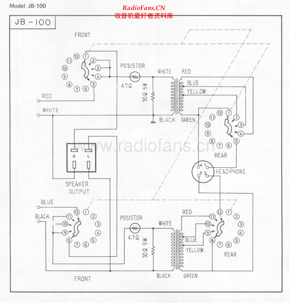 Pioneer-JB100-hps-sch 维修电路原理图.pdf_第1页