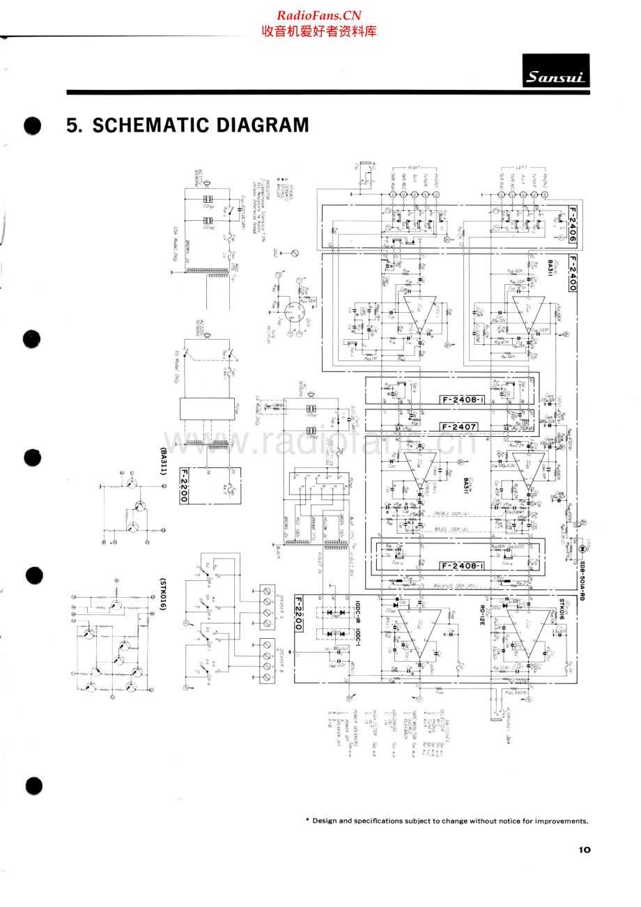 Sansui-AU2200-int-sch 维修电路原理图.pdf_第1页