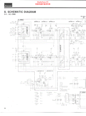 Sansui-AU3900-int-sch 维修电路原理图.pdf