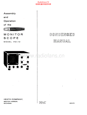 Heathkit-HO10-ms-sm 维修电路原理图.pdf