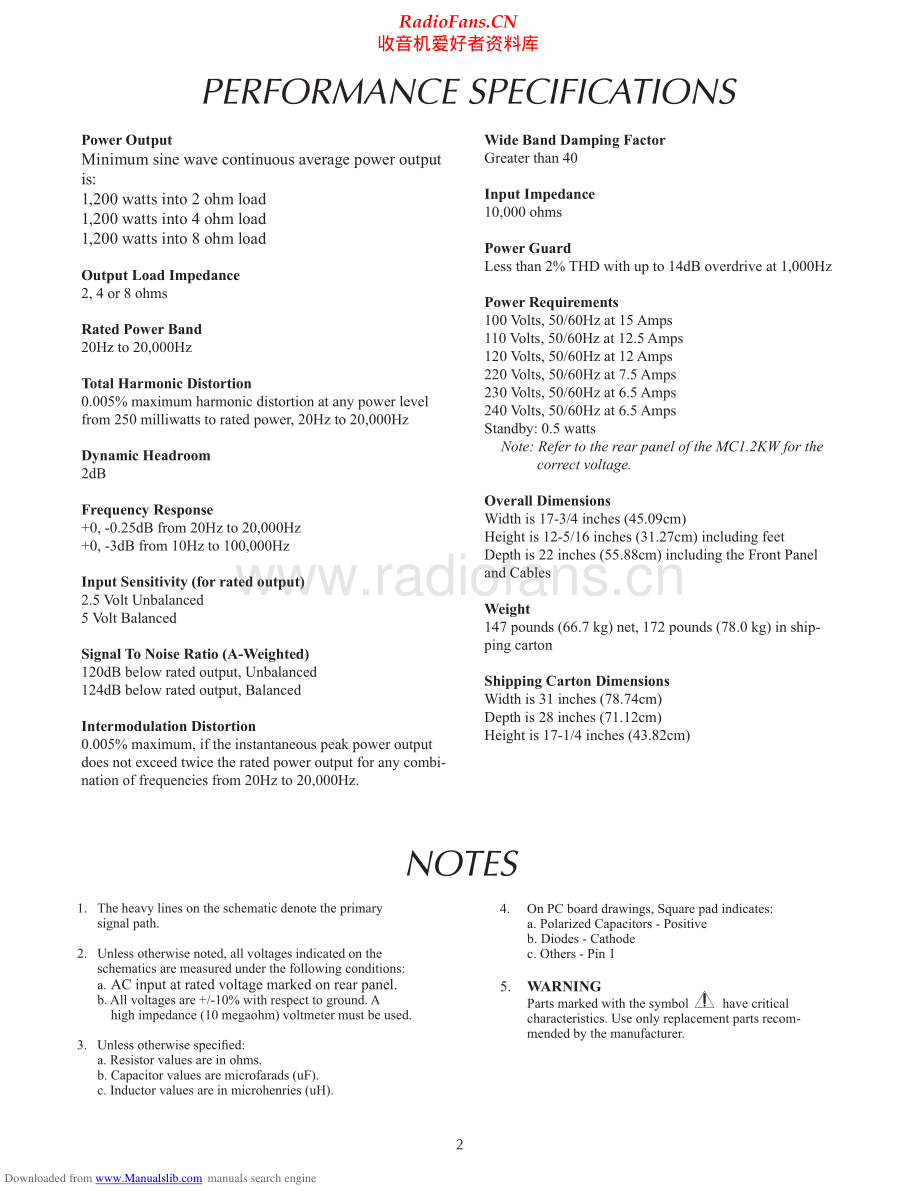 McIntosh-MC12KW-pwr-sm(1) 维修电路原理图.pdf_第2页