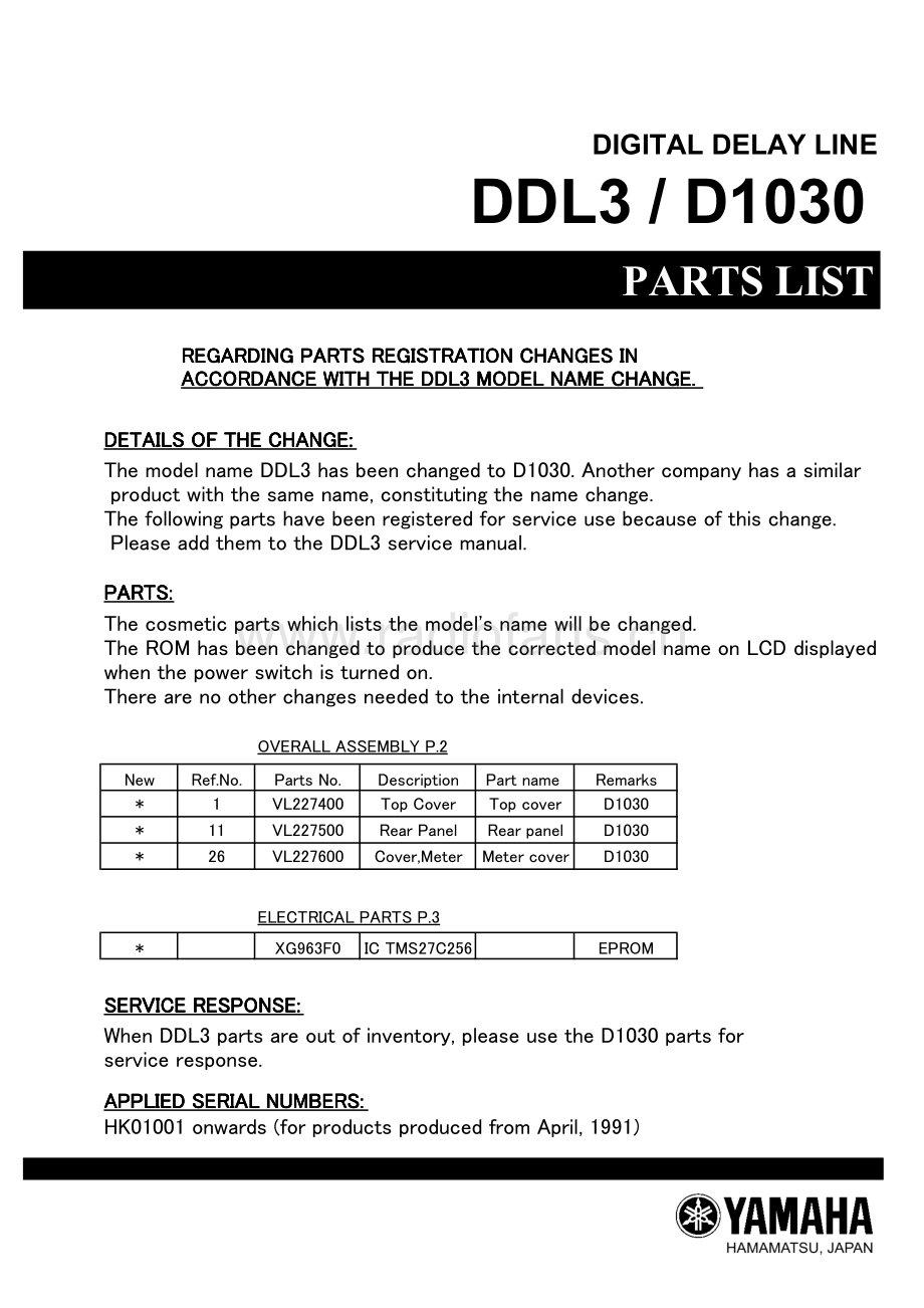 Yamaha-DDL3-del-sm 维修电路原理图.pdf_第3页