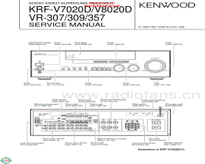 Kenwood-VR309-avr-sm 维修电路原理图.pdf
