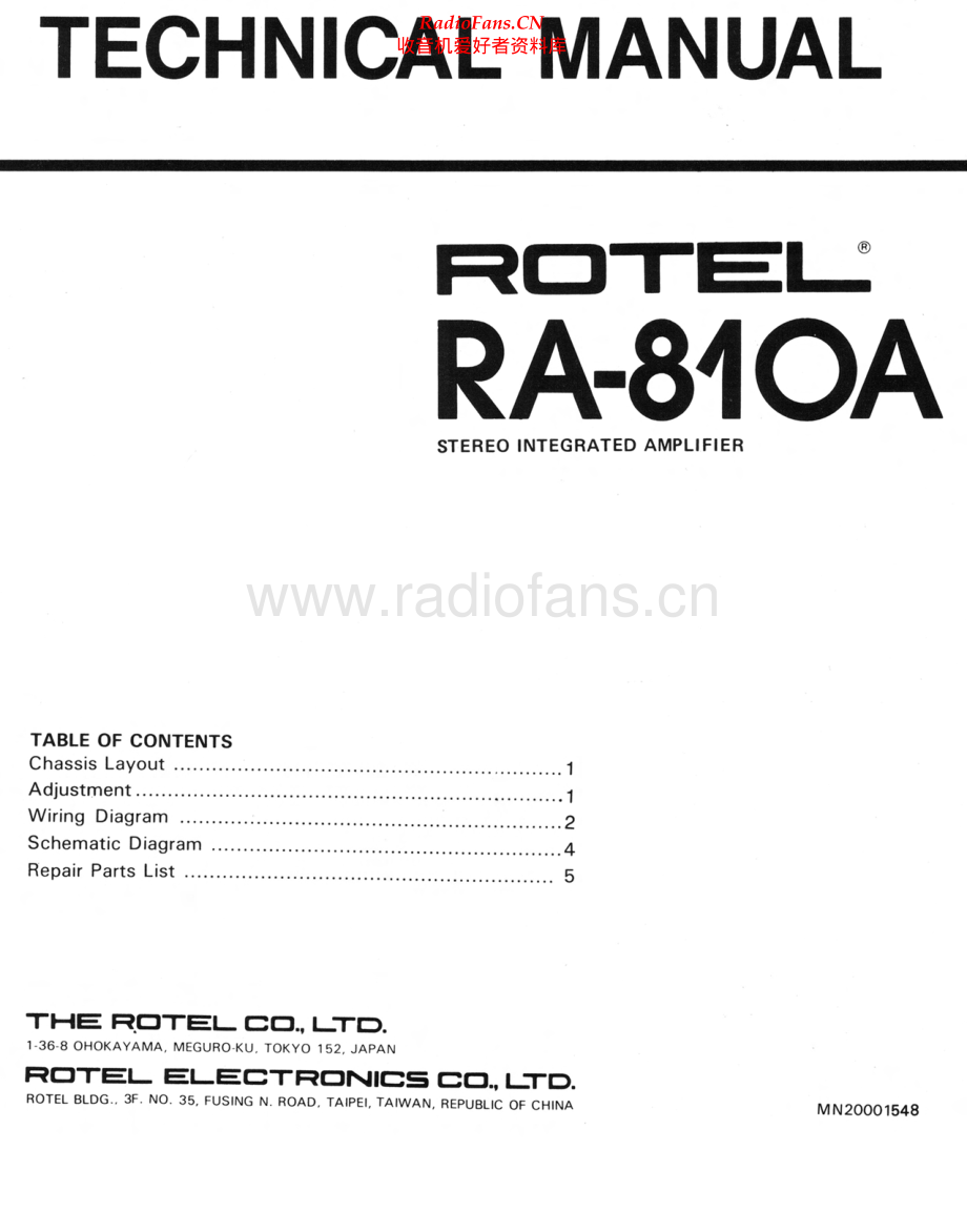 Rotel-RA810A-int-sm 维修电路原理图.pdf_第1页