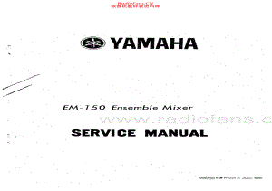 Yamaha-EM150-mix-sm 维修电路原理图.pdf