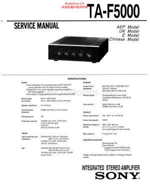 Sony-TAF5000-int-sm 维修电路原理图.pdf