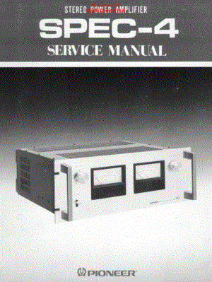 Pioneer-Spec4-pwr-sm 维修电路原理图.pdf