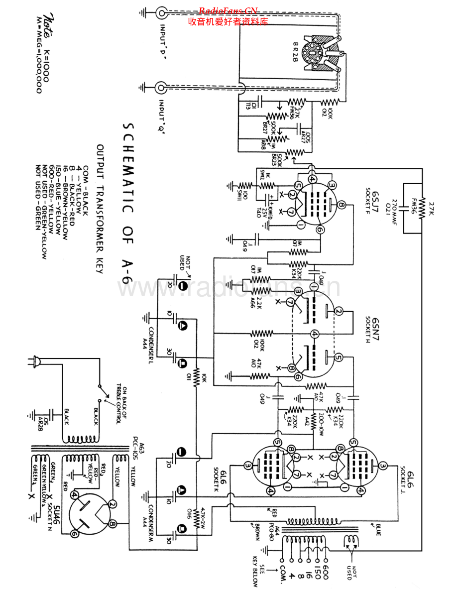 Heathkit-A6-pwr-sch 维修电路原理图.pdf_第1页