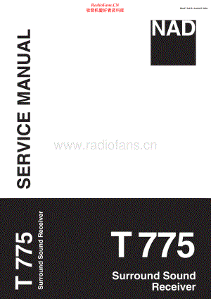 NAD-T775-avr-sm 维修电路原理图.pdf