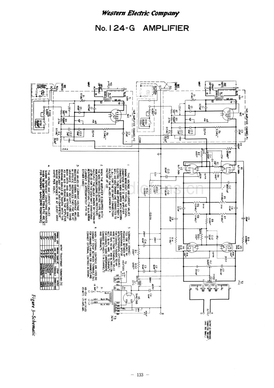 WesternElectric-124G-pwr-sch 维修电路原理图.pdf_第3页