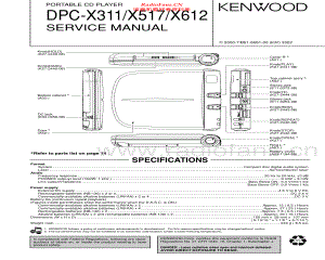 Kenwood-DPCX311-dm-sm 维修电路原理图.pdf