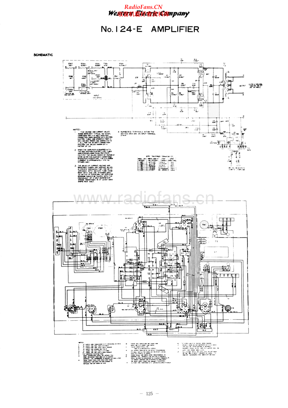 WesternElectric-124E-pwr-sch 维修电路原理图.pdf_第2页