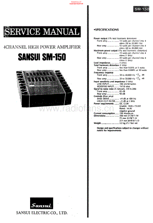Sansui-150-pwr-sm 维修电路原理图.pdf