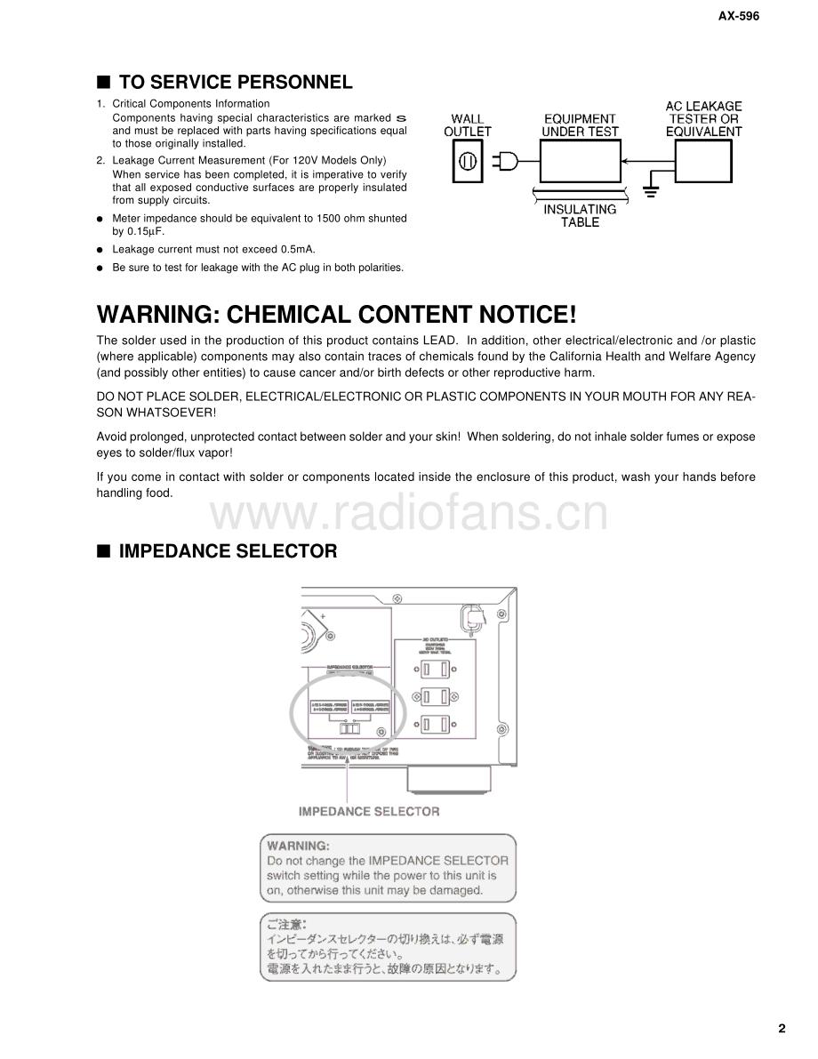 Yamaha-AX596-int-sm(1) 维修电路原理图.pdf_第3页