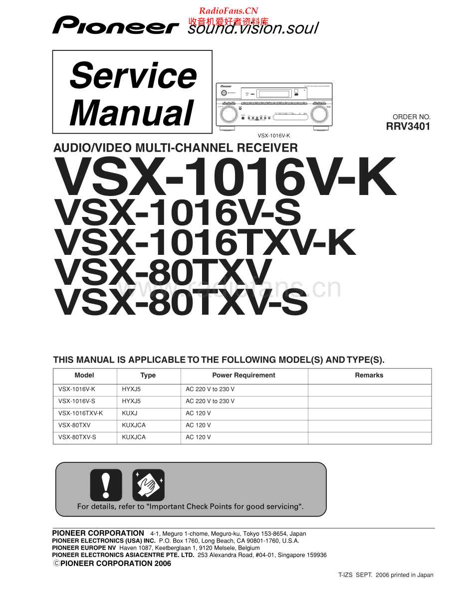 Pioneer-VSX80TXV-avr-sm 维修电路原理图.pdf_第1页