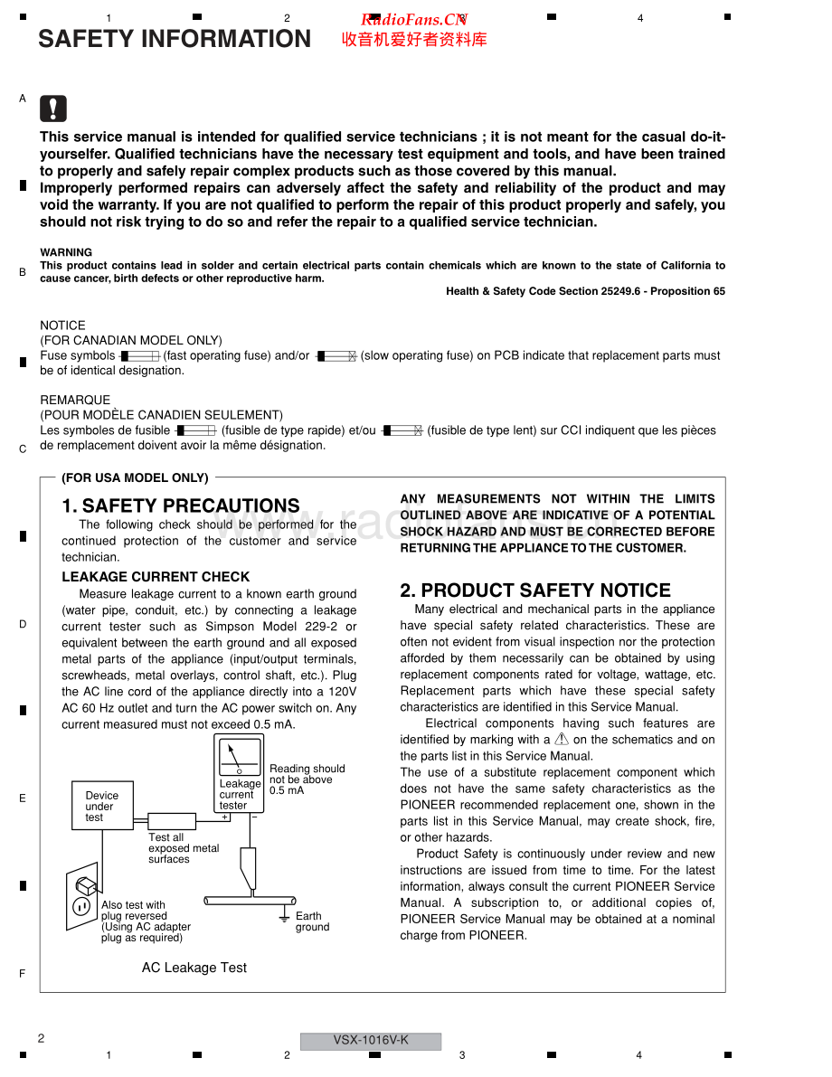 Pioneer-VSX80TXV-avr-sm 维修电路原理图.pdf_第2页