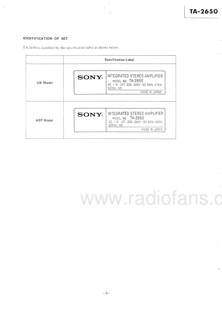 Sony-TA2650-int-sm 维修电路原理图.pdf_第3页