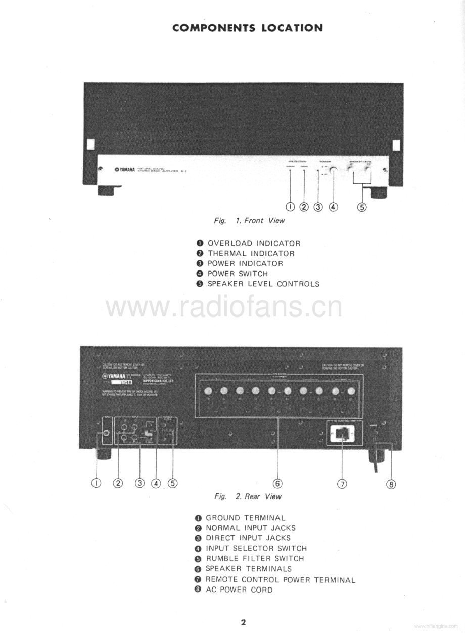 Yamaha-B1-pwr-sm(1) 维修电路原理图.pdf_第3页