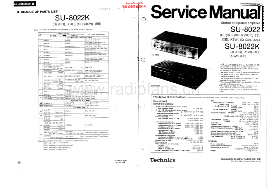 Technics-SU8022-int-sm(1) 维修电路原理图.pdf_第1页