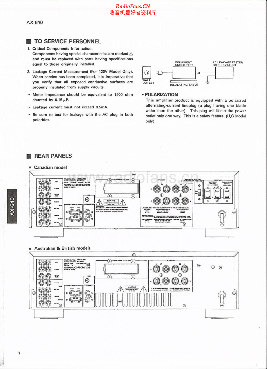 Yamaha-AX640-int-sm(1) 维修电路原理图.pdf_第2页