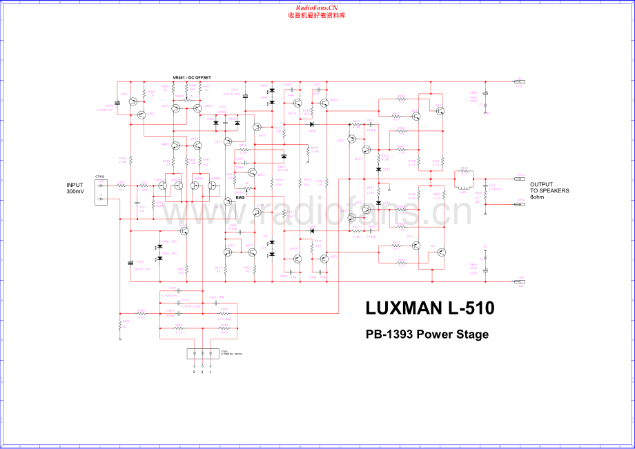 Luxman-L510-pwr-sch 维修电路原理图.pdf_第1页