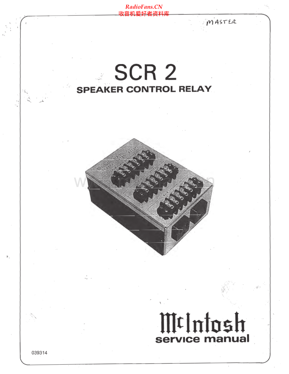 McIntosh-SCR2-spk-sm 维修电路原理图.pdf_第1页