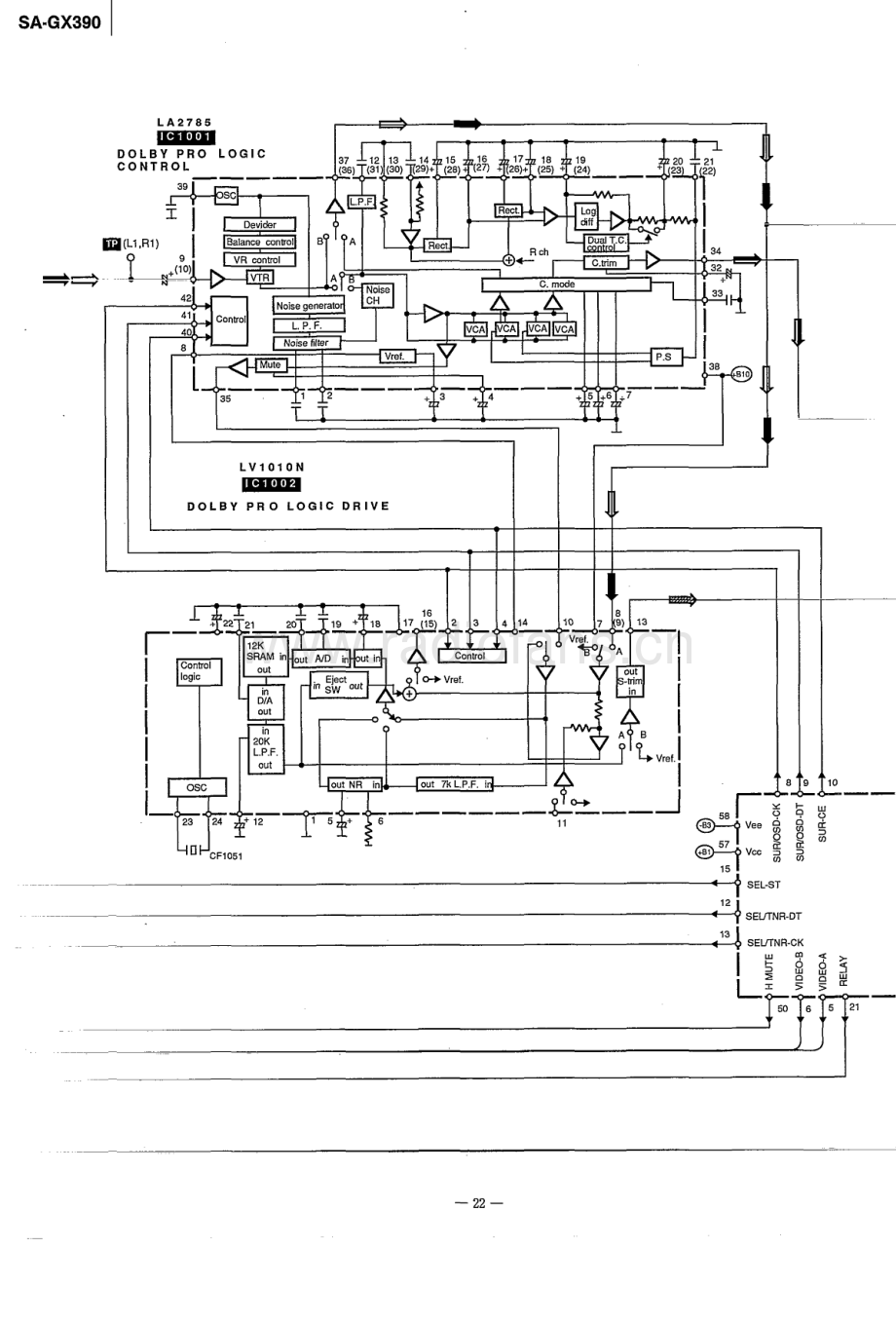 Technics-SAGX390-avr-sch 维修电路原理图.pdf_第3页