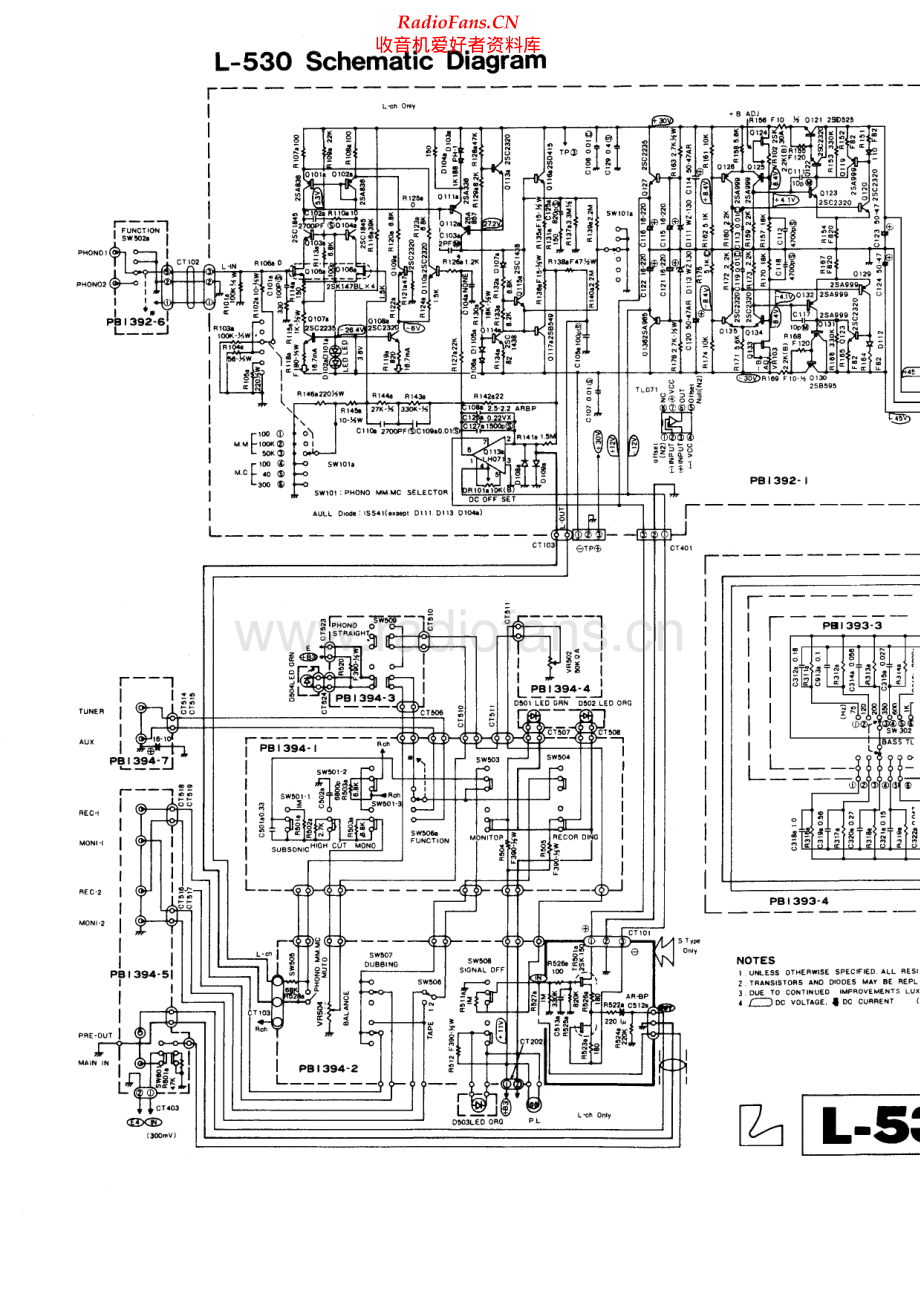 Luxman-L530-int-sch 维修电路原理图.pdf_第1页