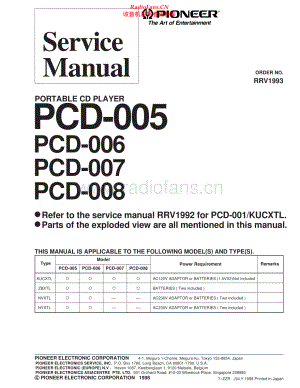 Pioneer-PCD005_PCD008-pcd-sm 维修电路原理图.pdf