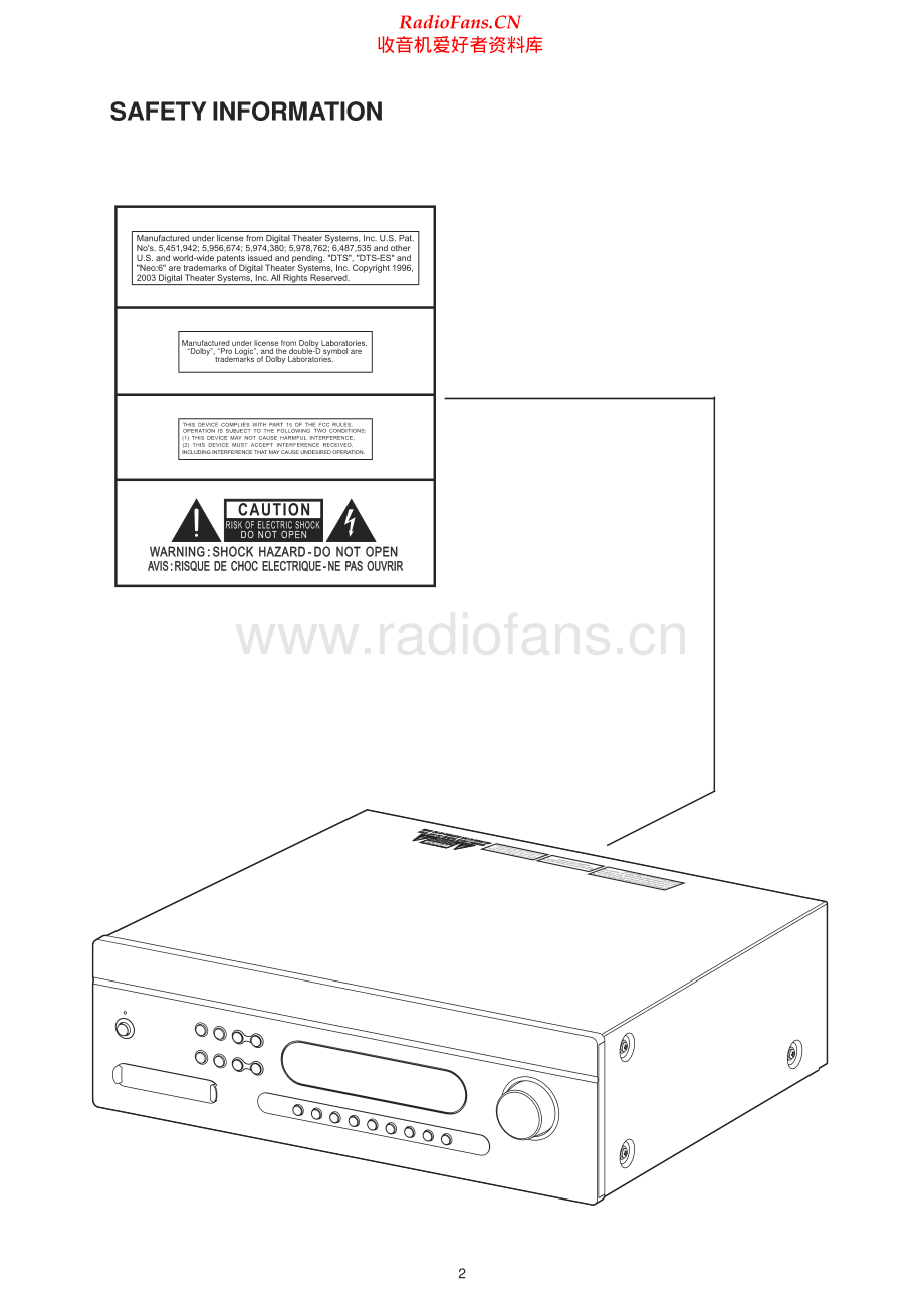 NAD-T163PII-pre-sm 维修电路原理图.pdf_第2页