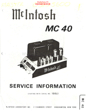 McIntosh-MC40-pwr-sm 维修电路原理图.pdf