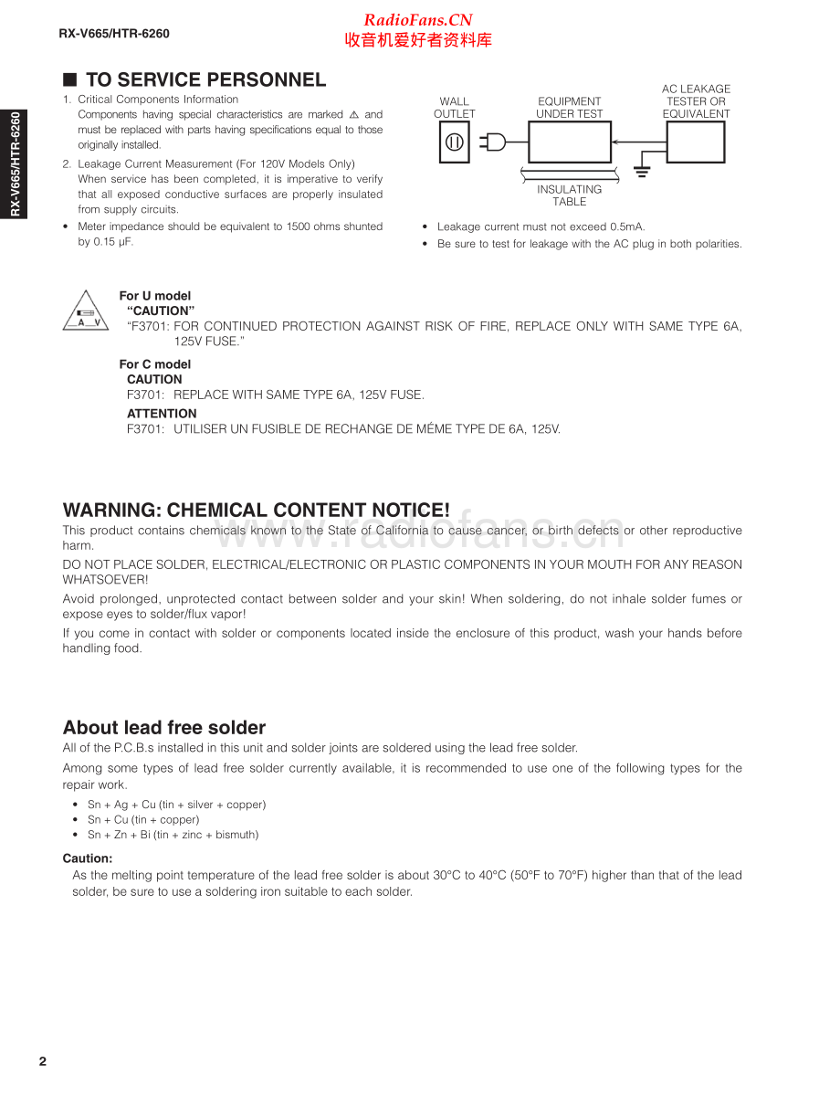 Yamaha-HTR6260-avr-sm 维修电路原理图.pdf_第2页