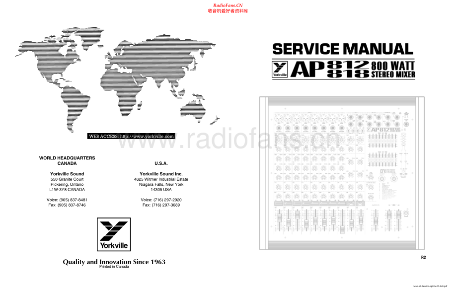 Yorkville-AP812-pwr-sm 维修电路原理图.pdf_第1页