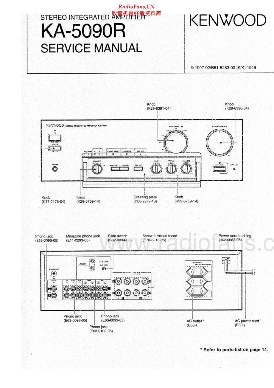 Kenwood-KA5090R-int-sm 维修电路原理图.pdf_第1页