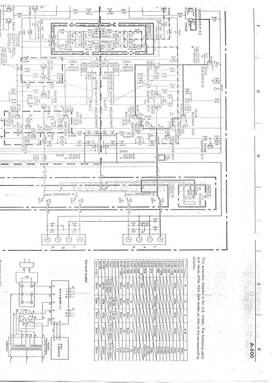 Yamaha-A500-int-sch(1) 维修电路原理图.pdf_第3页