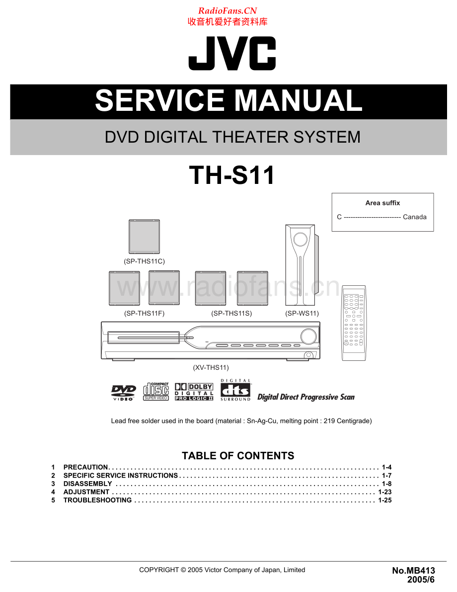 JVC-THS11-ddcs-sm 维修电路原理图.pdf_第1页