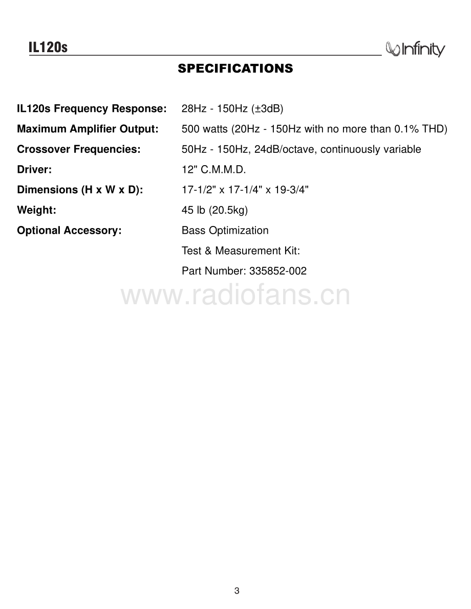 Infinity-IL120S-sub-sm 维修电路原理图.pdf_第3页