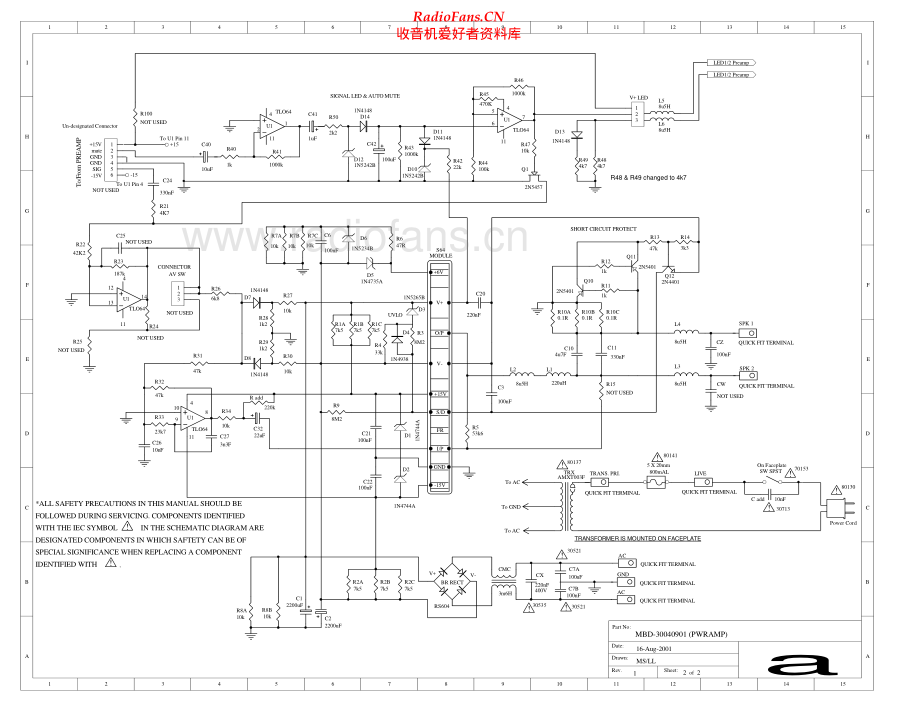 JBL-PB12-sub-sch 维修电路原理图.pdf_第2页