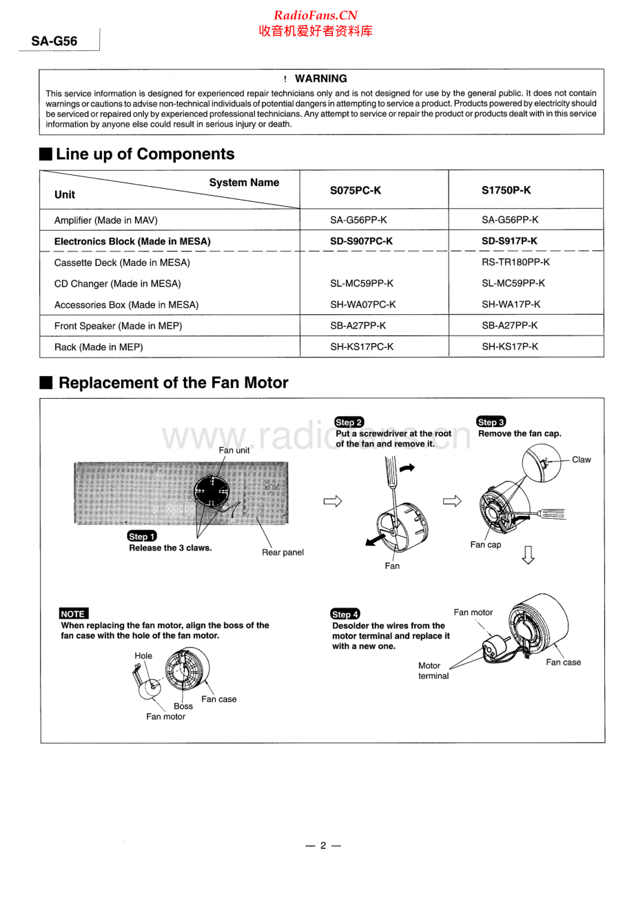 Technics-SAG56-avr-sm 维修电路原理图.pdf_第2页