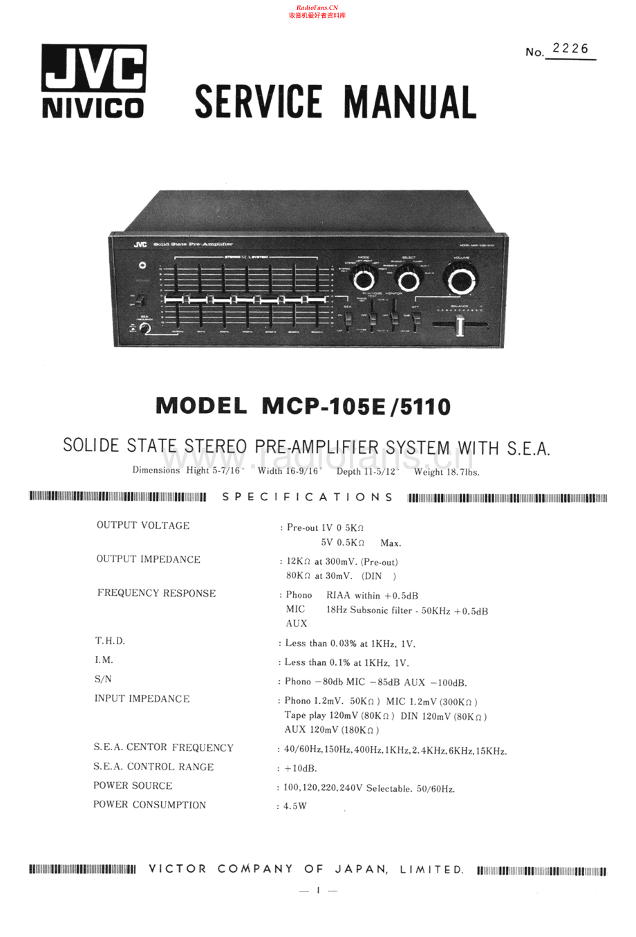 JVC-MCP105E-pre-sm 维修电路原理图.pdf_第1页