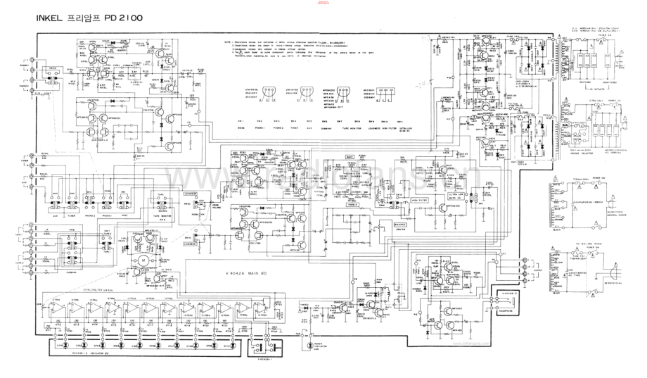 Inkel-PA2100-pre-sm 维修电路原理图.pdf_第1页