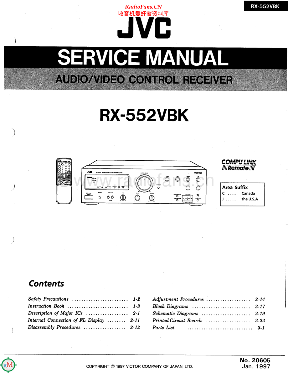 JVC-RX552VBK-avr-sm 维修电路原理图.pdf_第1页