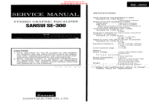 Sansui-SE300-eq-sm 维修电路原理图.pdf