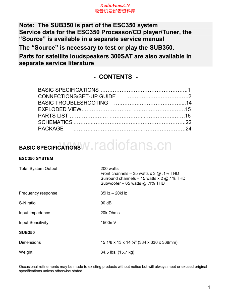 JBL-SUB350-sub-psm 维修电路原理图.pdf_第2页