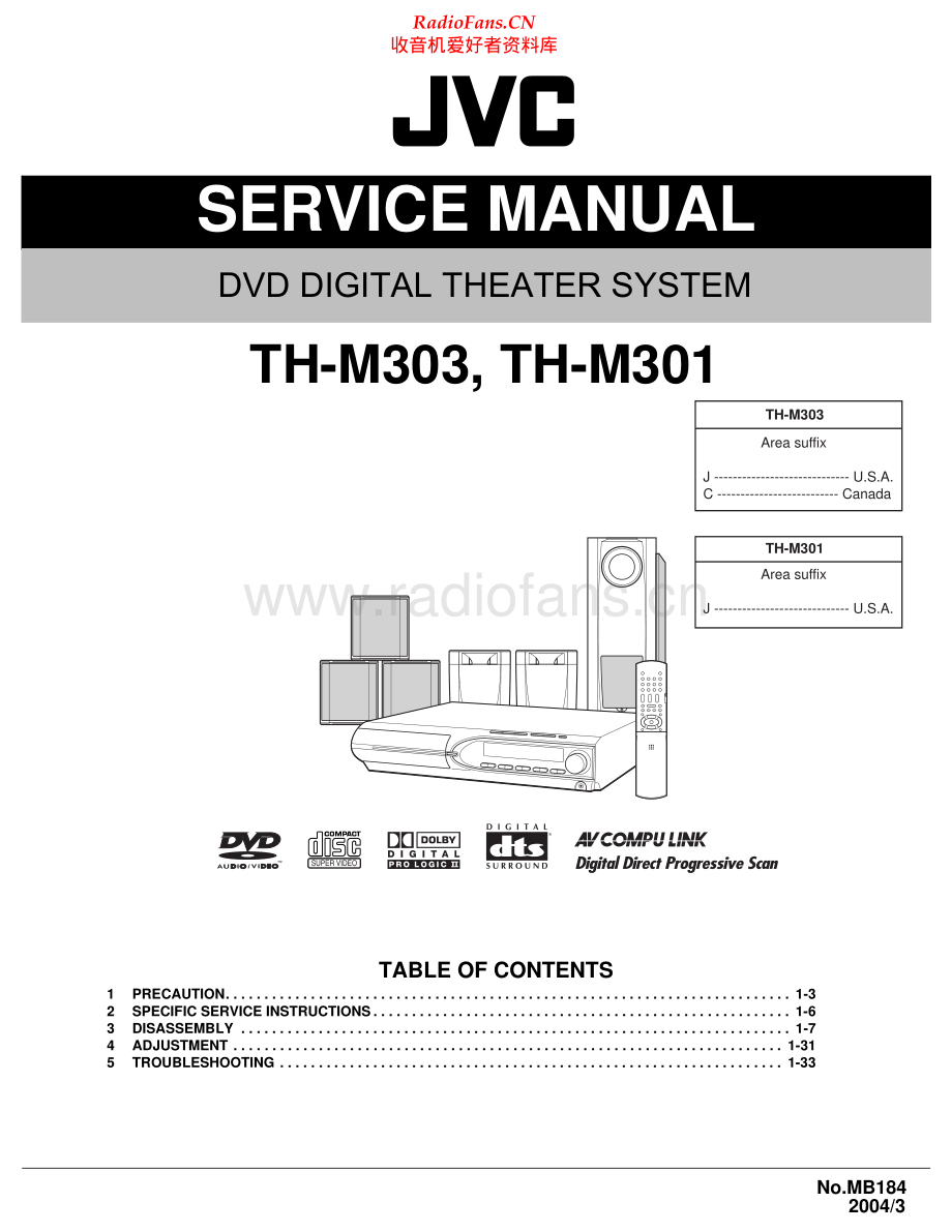 JVC-THM303-ddts-sm 维修电路原理图.pdf_第1页